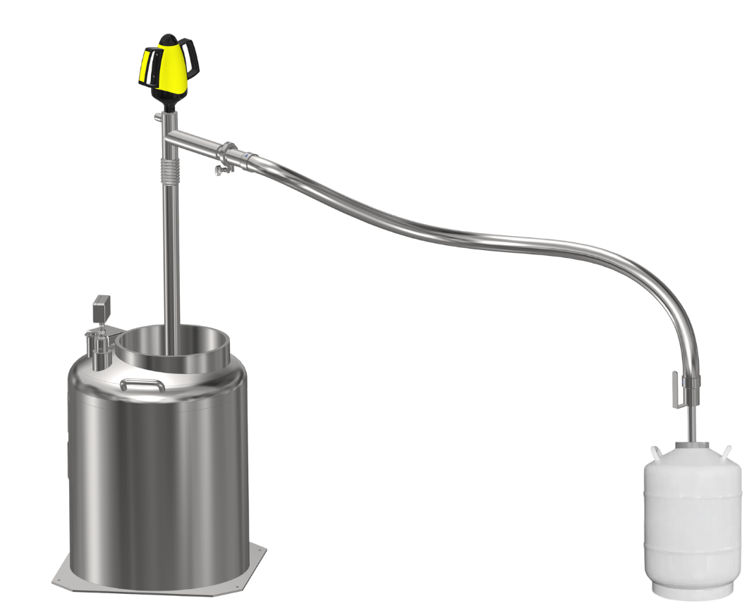 Portable Cryogenic Transfer Pump | Contamination-Free & Silent LN2 Transfer